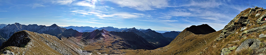 Panorama scendendo da Cima a Passo di Lemma